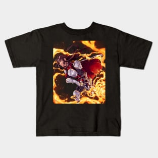 The Flaming Rose of Thunder Keep Kids T-Shirt